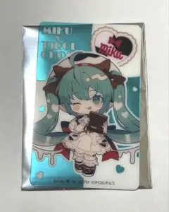 初音ミク × チロルチョコ クリアカード