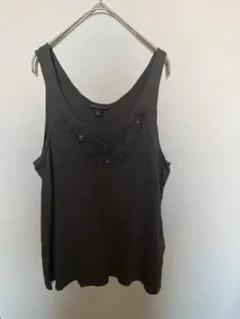 BANANA REPUBLIC ノースリーブ 【M 】ダークグレー　レディース