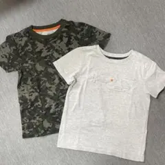 コストコ購入 迷彩柄＆ヘリコプターTシャツ2枚セット