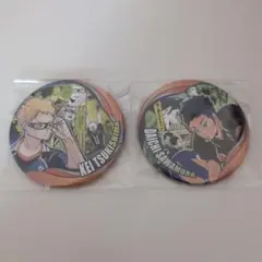 月島蛍　澤村大地　JUMP SHOP 缶バッジ　2点セット