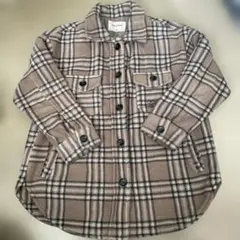 repipi armario フリースチェック柄ジャケット XS