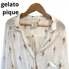 訳あり gelato pique 白 ホワイト シャツのサムネイル