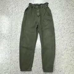 美品✨ZARA ズボン カーキ レディース カーゴパンツ ジーンズ EUR34