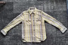 ネルシャツ グレー