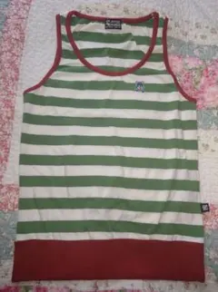HYSTERIC GLAMOUR ベア刺繍ボーダータンクトップ