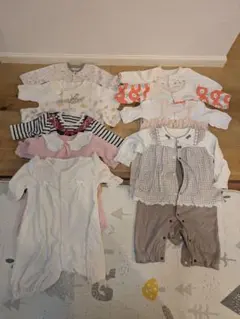 ベビー服 ロンパース カバーオール まとめ売り 10点セット