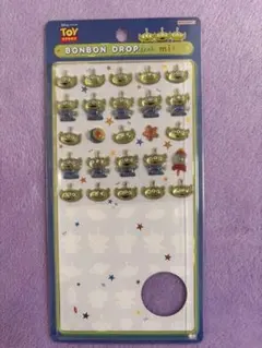 ボンボンドロップシールミニ　リトルグリーンメン　おすそ分け