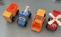 Jadore ジャドール 木のおもちゃ はたらく車 4個セット