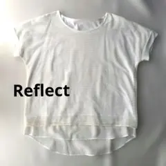Reflect ホワイト シアーボーダー 半袖 カットソー レディース　9 号のサムネイル