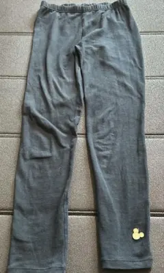 ユニクロ ミッキーマウス刺繍 黒 スパッツレギンス SからMサイズ