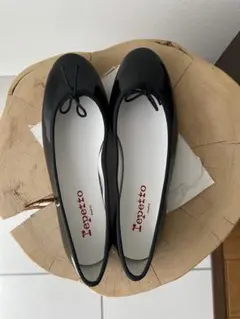 Repetto ブラック バレエシューズ