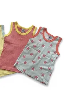 【新品】　プチバトー　ベビー　タンクトップ2点　86cm