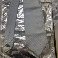 GUCCI 水色　ネクタイ　GGパターン