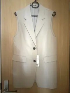 【新品・未使用・タグ付き】GU オーバーサイズテーラードジレ ベスト