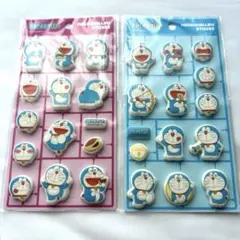 【正規品】ドラえもん マシュマロシール 2種セット 韓国限定