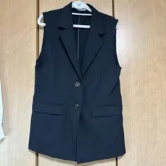 Honeys ノースリーブジャケット ブラック　M