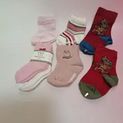 【BOOMBAT/COMME CA ISM】ベビー靴下 7足セット