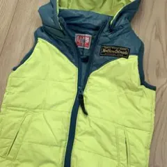 F.O.KIDS 90フード付きダウンベスト