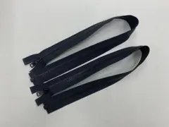 45cm ビスロンオープンファスナー 黒 2本セット
