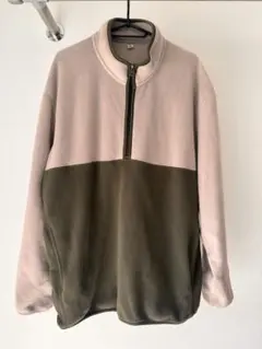 UNIQLOフリースハーフジッププルオーバー（長袖）
