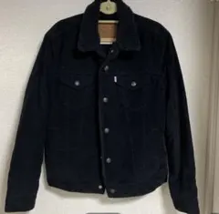 Levi's ボア付きコーデュロイGジャン ブラック