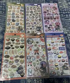 【最安値】正規品　早い者勝ち　ボンボンドロップシール　和柄　6枚セット