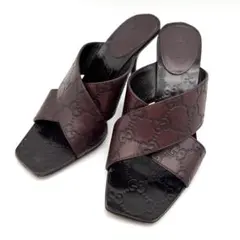 2025年最新】GUCCI カラー：ブラウン系 ミュールの人気アイテム - メルカリ