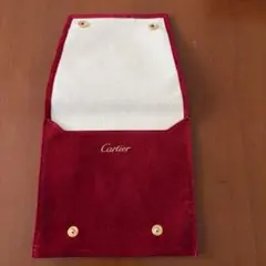 Cartier 赤 アクセサリーポーチ
