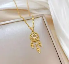 フラワードリームキャッチャー✨ 【大人気】 サージカルステンレス ネックレス