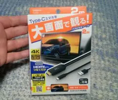 新品 カシムラHDMI変換ケーブル Type-C専用 KD-199