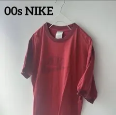00sNIKEナイキリンガーtシャツ半袖メンズレッド赤L