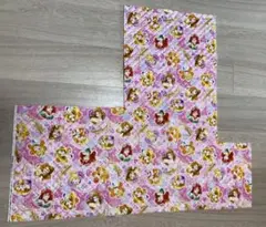 プリンセス柄キルティングハギレ