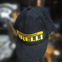 PIRELLI キャップ ブラック 刺繍