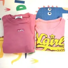 値下げ❗★エックスガール★ワンピース＆ロンＴ2点SET