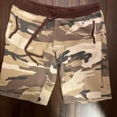 Champion 迷彩柄 ショートパンツ　XL スウェット生地