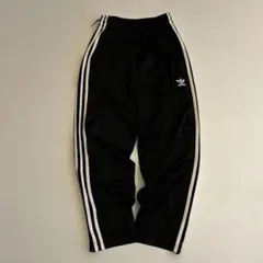 adidas ブラック ストライプ パンツ xs