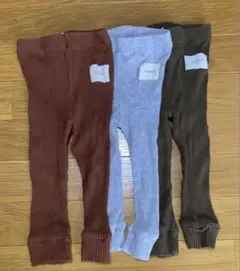 ベビー用リブレギンス3色セット