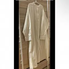 Samansa Mos2 blue ロング　シャツ　ワンピース