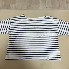 earth music&ecology ボーダー 半袖 Tシャツ L