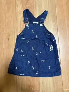 SERAPH スヌーピー刺繍オーバーオール 110