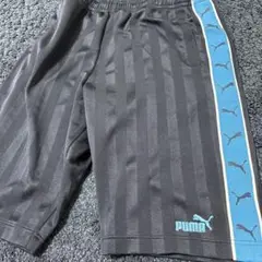 PUMA ハーフパンツブラック ストライプ