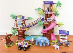 【used品】LEGOレゴフレンズ フレンズのジャングルレスキュー基地