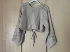 heather 長袖ニット