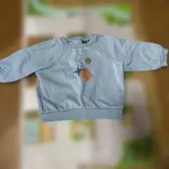 moimoln ブルーグレー スウェットシャツ 90/52