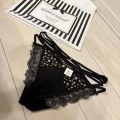 aimerfeel ブラック M 星柄ショーツ