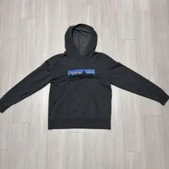patagonia ダークグレー フード付きパーカー 裏起毛