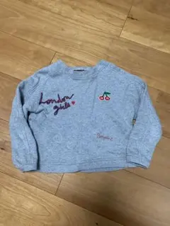 【最終値下げ】 bonpoint ボンポワンロンドンガール刺繍トレーナー