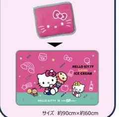 【新品 未開封】ハローキティ 収納ポケット付きブランケット サーティワン