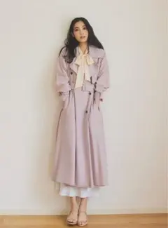 2024SS♡FRAY I.D フレイ アイディー ライトフレアトレンチコート