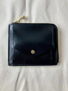 LONA Box mini wallet italy イタリーホックblackのサムネイル